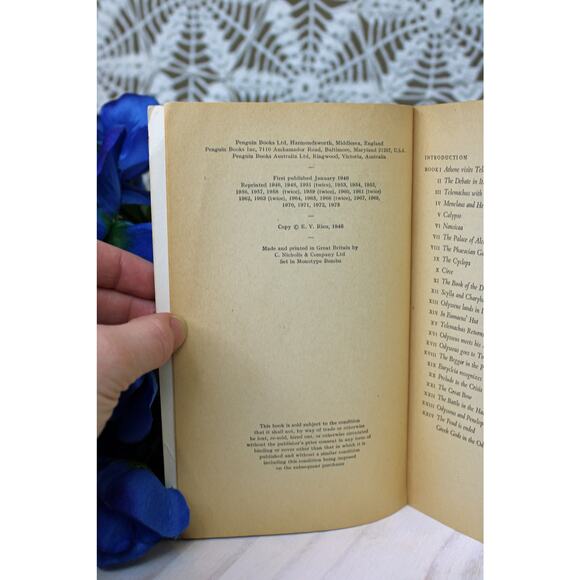 1973 Printing Penguin Classics The Odyssey by Homer - Picture 4 of 5